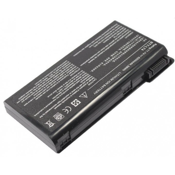 Аккумуляторная батарея VIGOOR для ноутбука MSI A6200 (BTY-L74, MSYL74LH) 11.1V 5200mAh