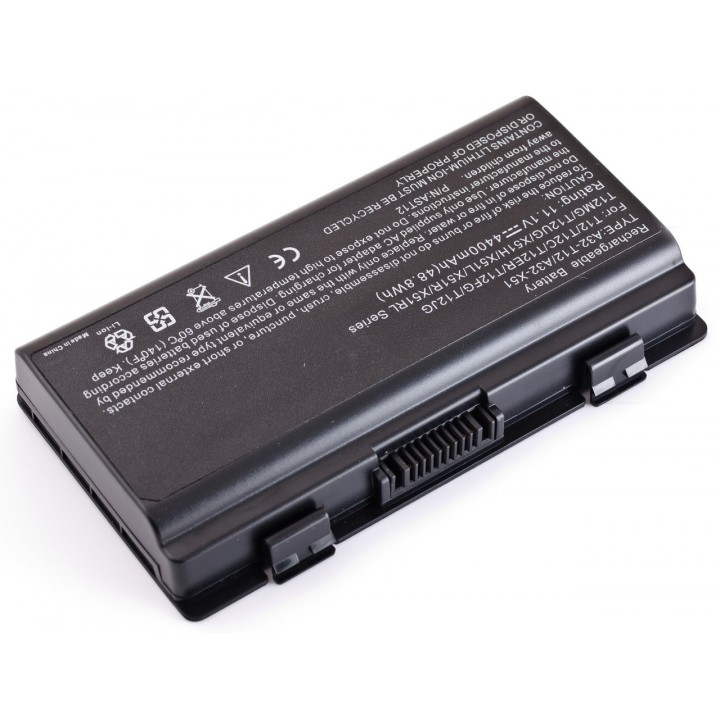 Аккумуляторная батарея VIGOOR для ноутбука  Asus X51 A32-T12 A32-X51  5200mah 6cell Black