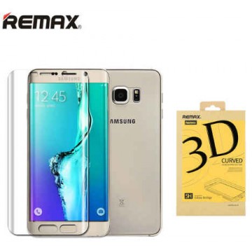 Комплект Remax 3D защитные пленки Samsung S6 edge plus  идеальный изгиб (перед+зад)