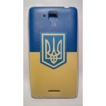 Чехол бампер силиконовый Для Lenovo Golden Warrior S8, S898T+ (Герб Украины)