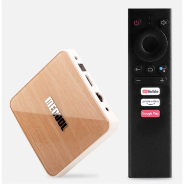 Смарт ТВ Mecool KM6 Deluxe TV Box Smart  Amlogic S905X4  4/32Gb Android TV 10